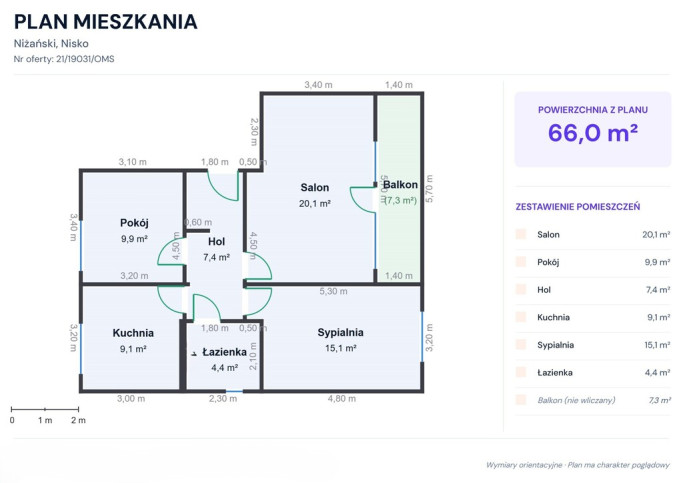 Mieszkanie Sprzedaż Nisko Rzeszowska 2